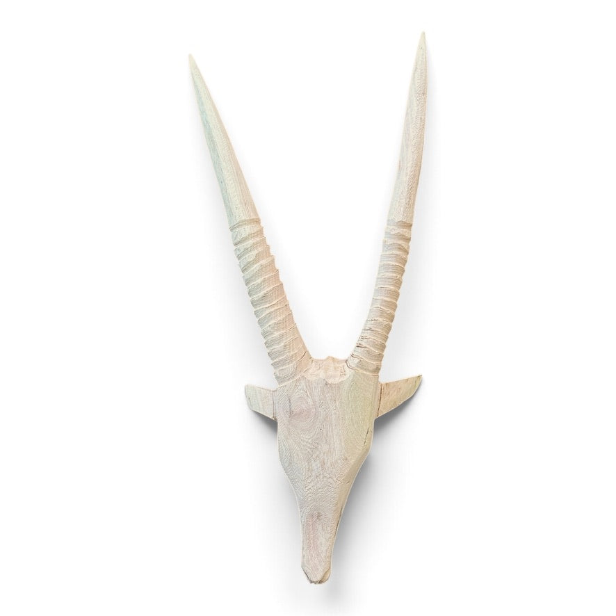 Wooden Gemsbok Horns