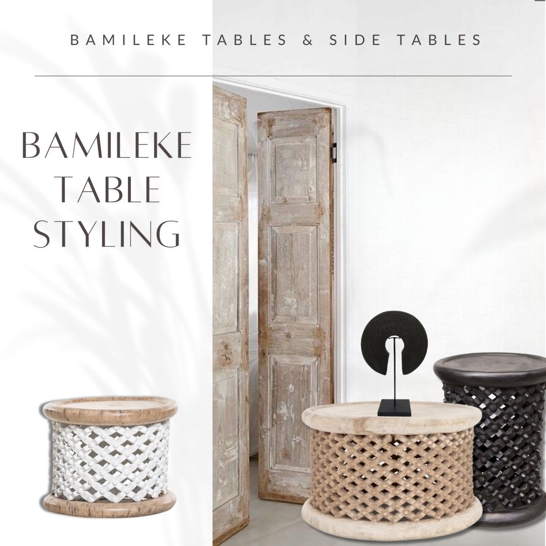 Bamileke Tables - Natural
