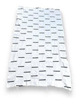 African Mudcloth Throw - White