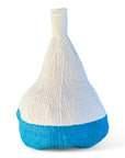 Garlic Gourds/Baskets - White/Blue