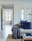 African Mudcloth Cushion/Scatters Indigo