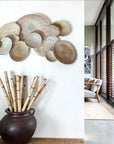 12 Piece Natural Super Wall - Wall Gallery Set (Tonga Baskets,Porcupine Baskets, Makenge Baskets)
