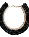 Black Beaded Collar