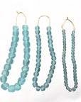 Ghanaian Glass Beads  - Light Blue