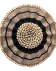 African Beaded Shield - Gold/Black