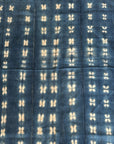 African Mudcloth Throw - Indigo