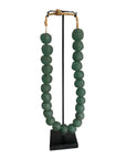Ghanaian Glass Beads Imported - Teal