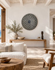 African Shield -  Wooden Round Sun Burst