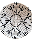 Rwanda Basket Wall Decor Set - 3 Piece Natural/Black (Sisal)