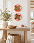 Rwanda Basket Wall Decor Set - 2 Piece PeachNaturals (Sisal Imported)