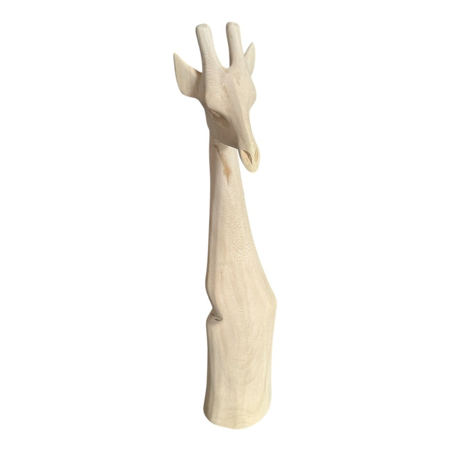 Wooden Giraffe Head/Statue 30/50/70cm