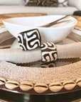 Batik Bone Napkin Rings - Kenya