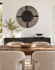 African Shield -  Wooden Round Luna