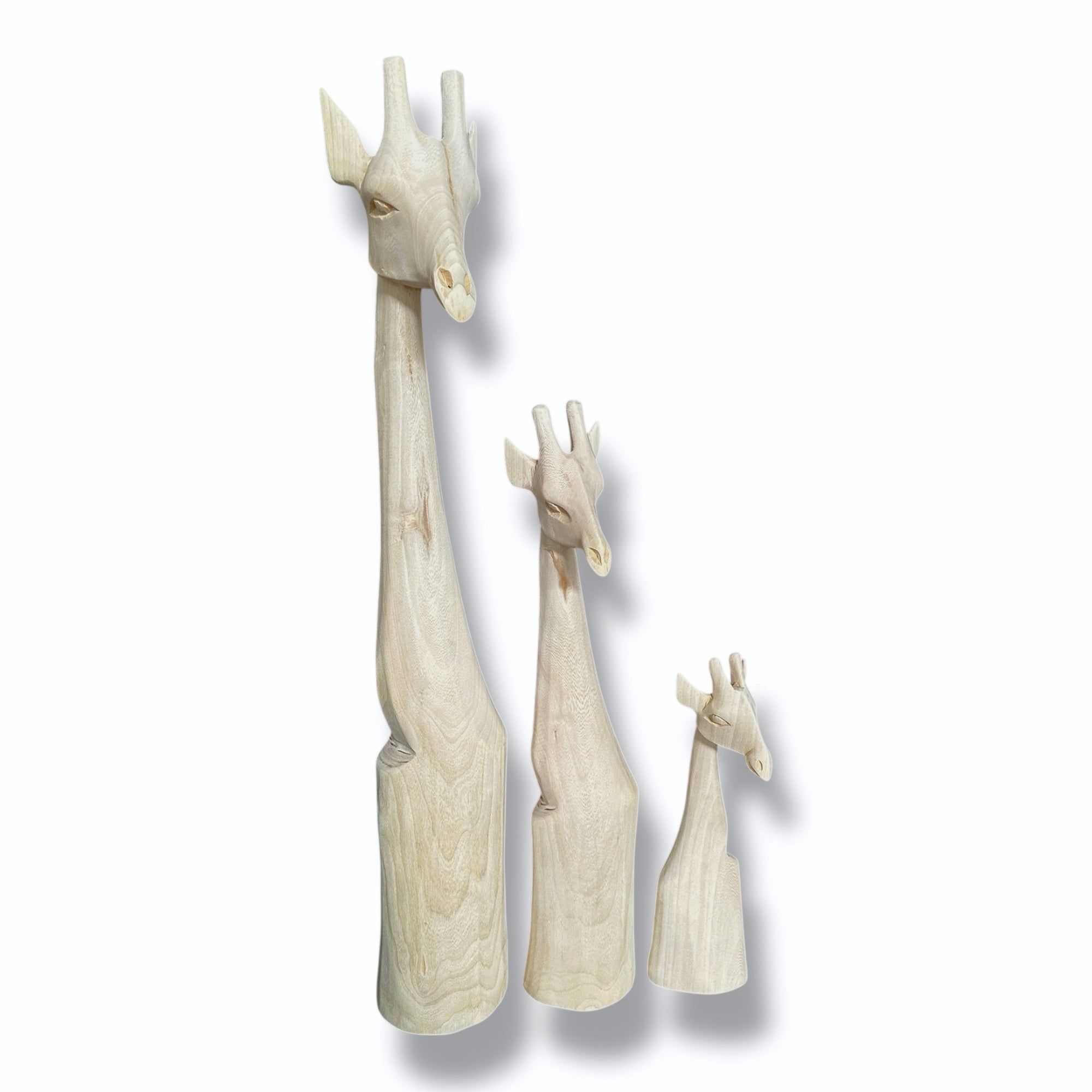 Wooden Giraffe Head/Statue 30/50/70cm