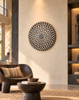 African Shield -  Wooden Round Sun Burst
