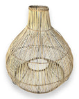 Rattan Pendant Lampshade  - Mushroom XL