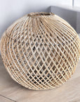 Rattan Pendant Lampshade  - Round L