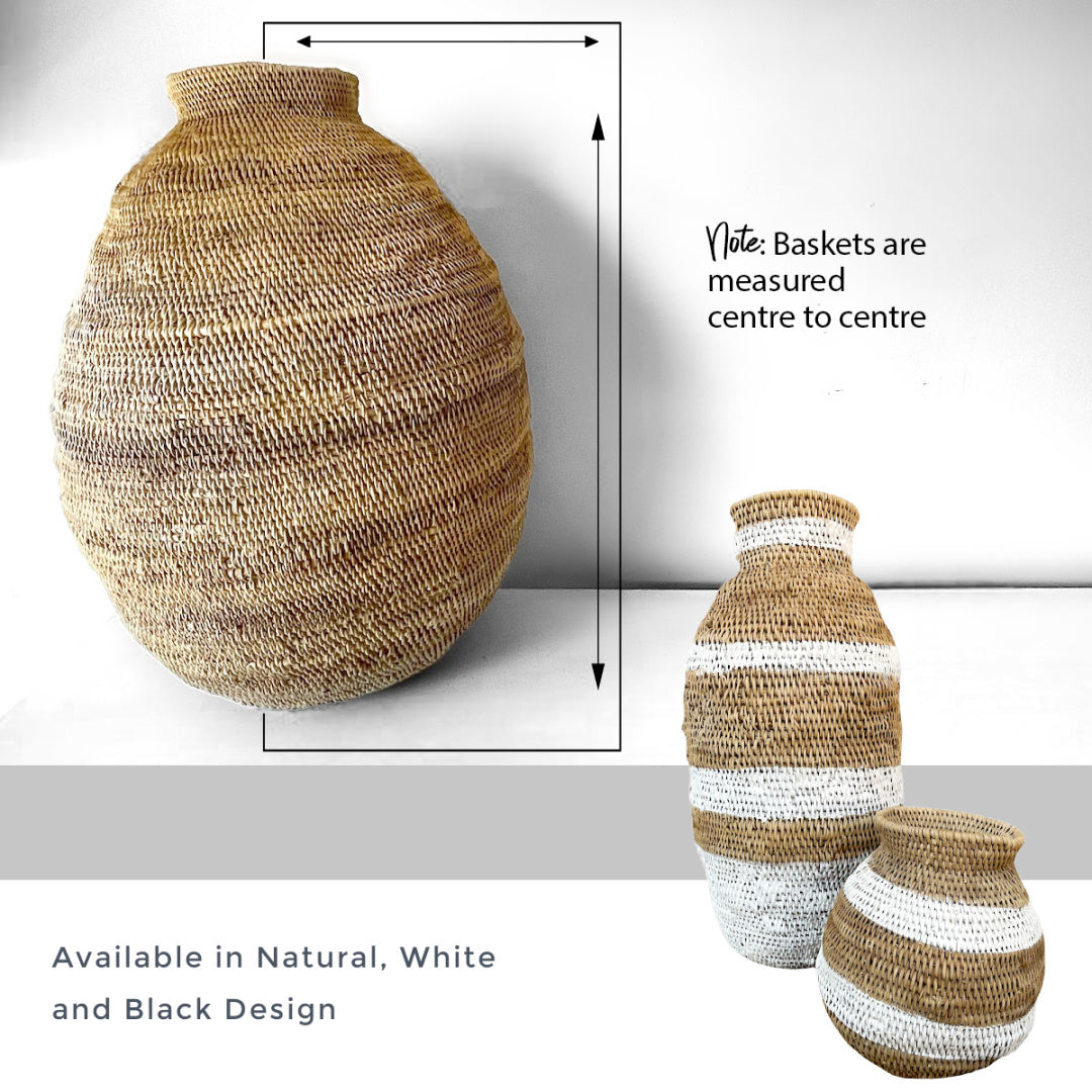 Buhera Baskets - White NEW