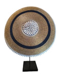 African Beaded Shield - Gold/Black