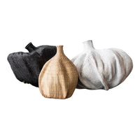 Garlic Gourds/Baskets - Black/White - eyahomeliving