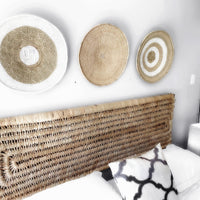 Basket Wall Decor Set - 5 Piece White/Natural