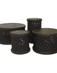 Bamileke Tables - Dark Brown - eyahomeliving