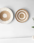 Basket Wall Decor Set - 5 Piece White/Natural