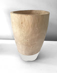 Wooden Containers/ Planters - White Stripe