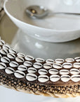 Stainless Steel Underplate - Cowrie Shell