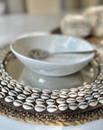 Stainless Steel Underplate - Cowrie Shell