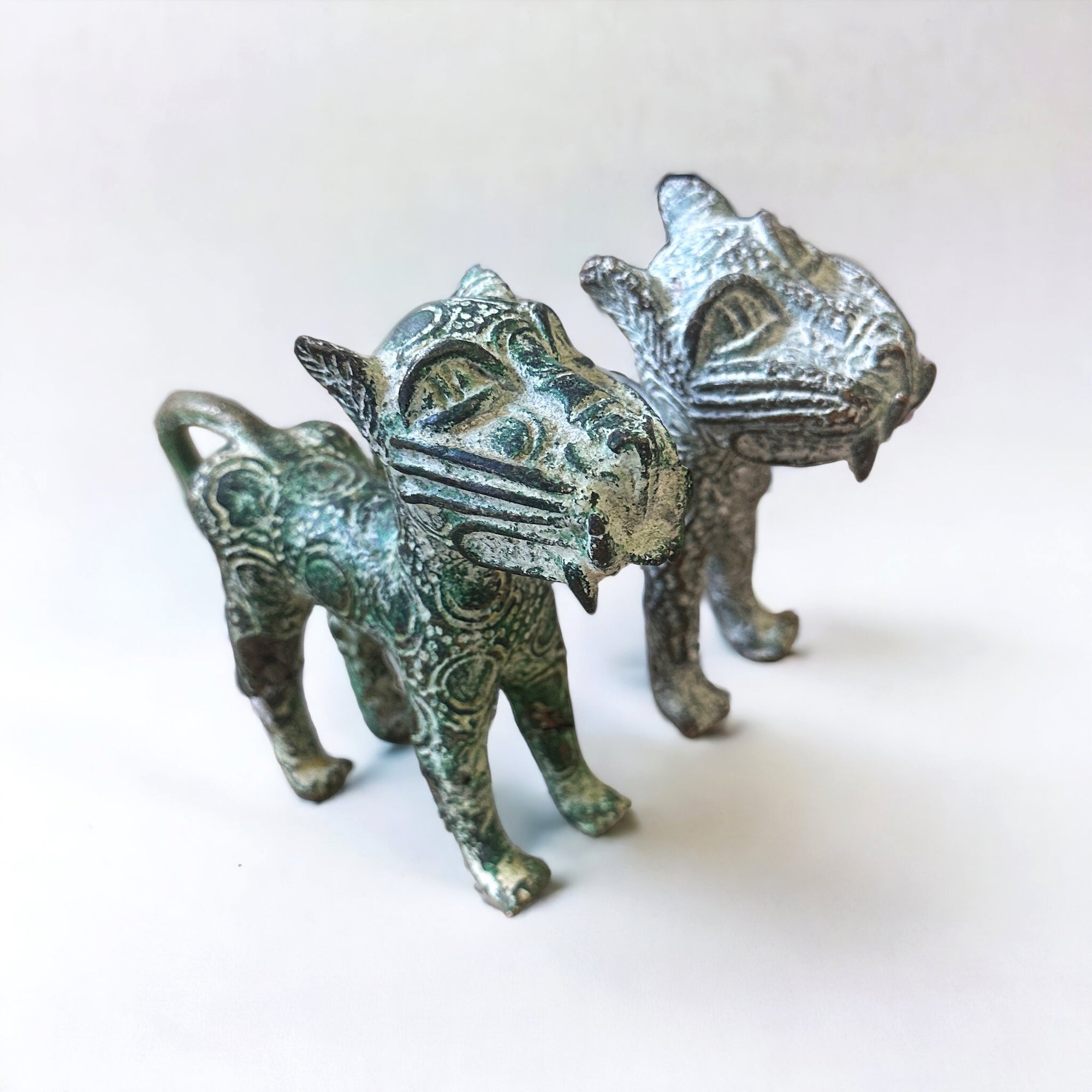 Bronze Leopard - West African Benin Bronze