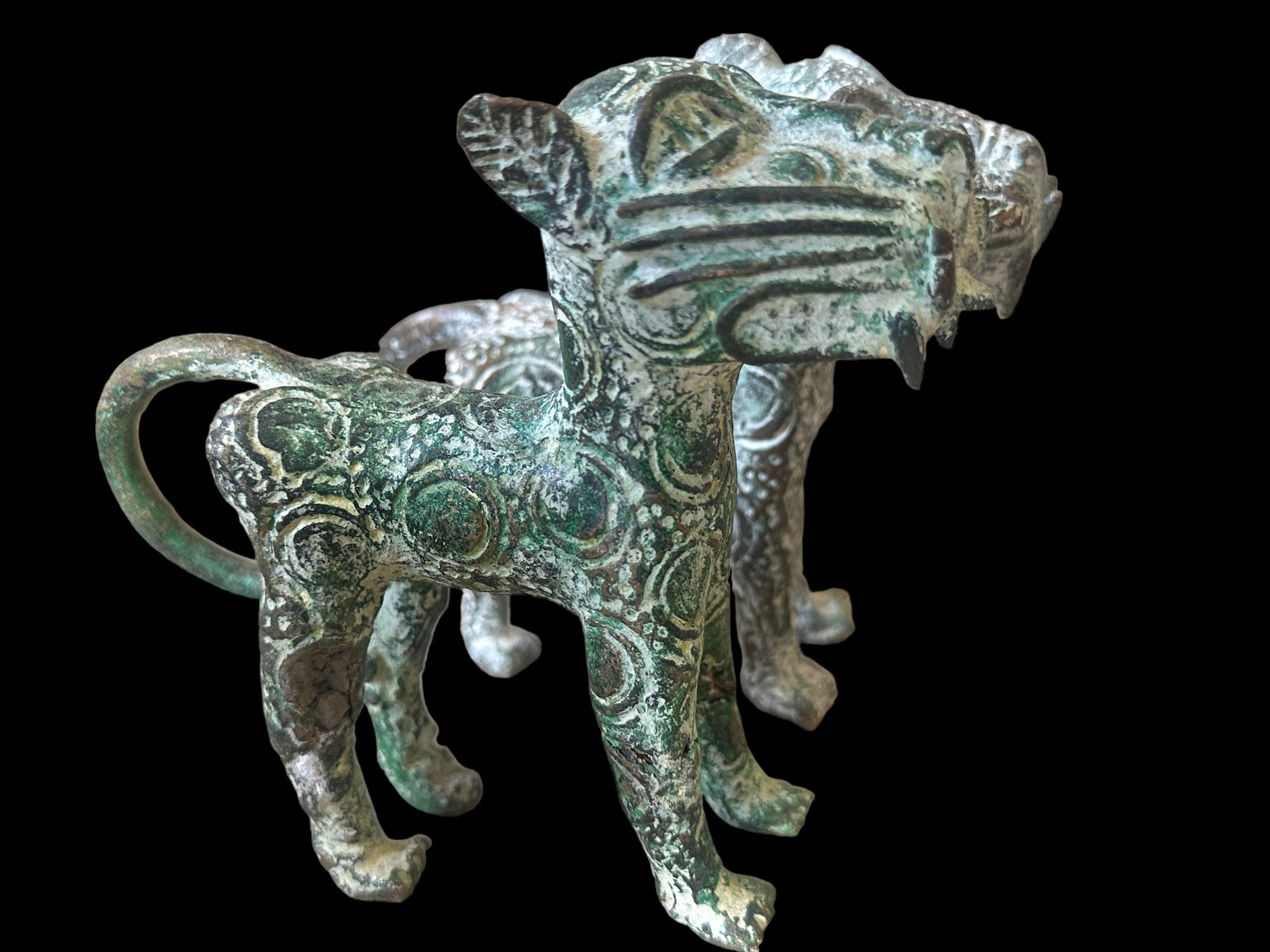 Bronze Leopard - West African Benin Bronze