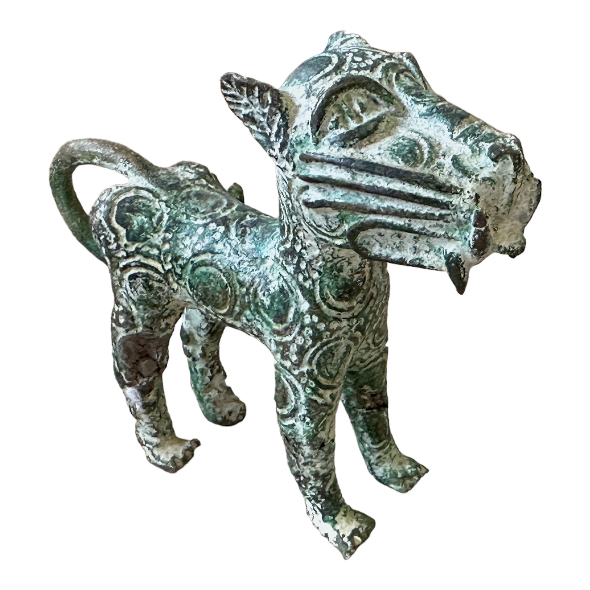 Bronze Leopard - West African Benin Bronze