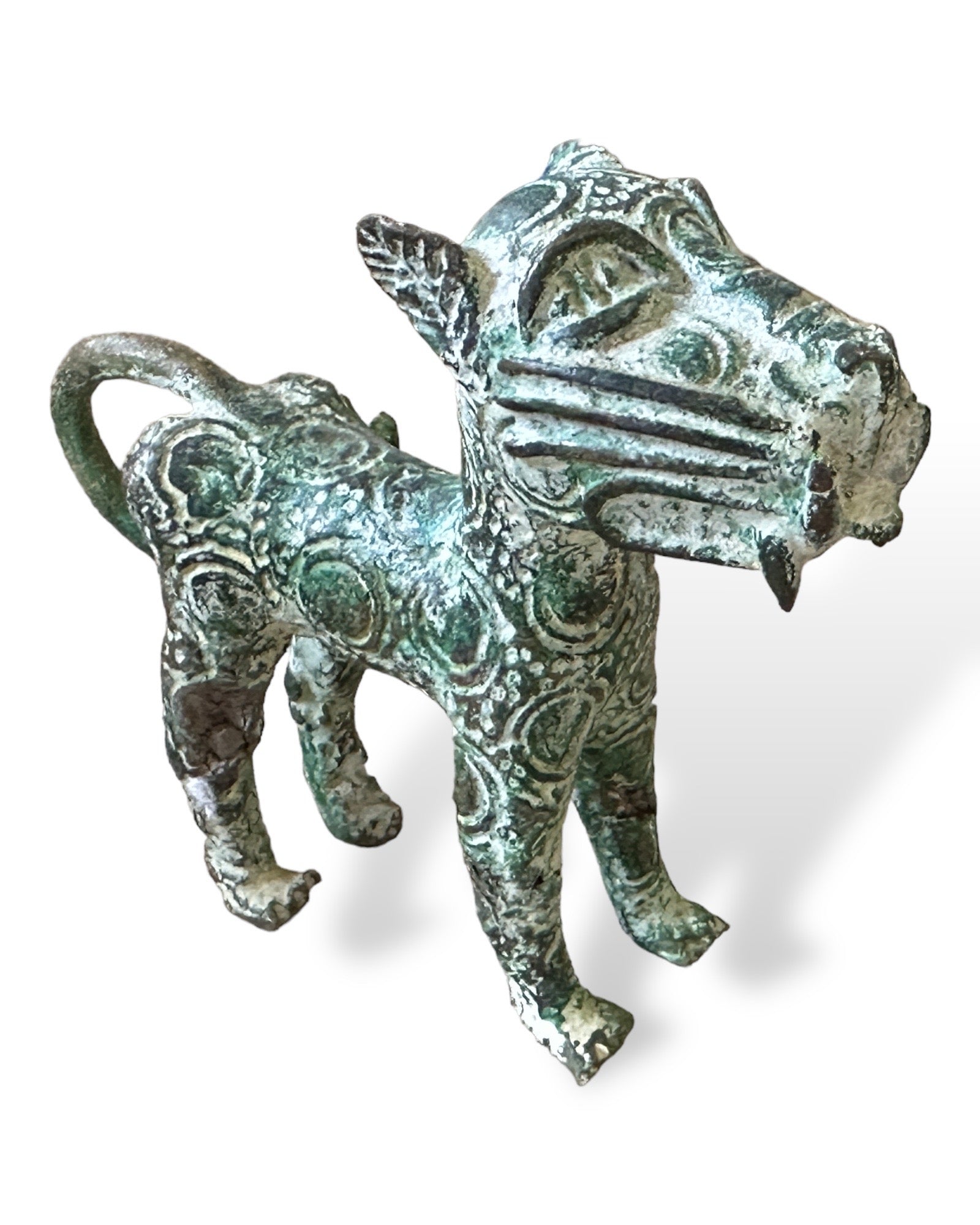 Bronze Leopard - West African Benin Bronze