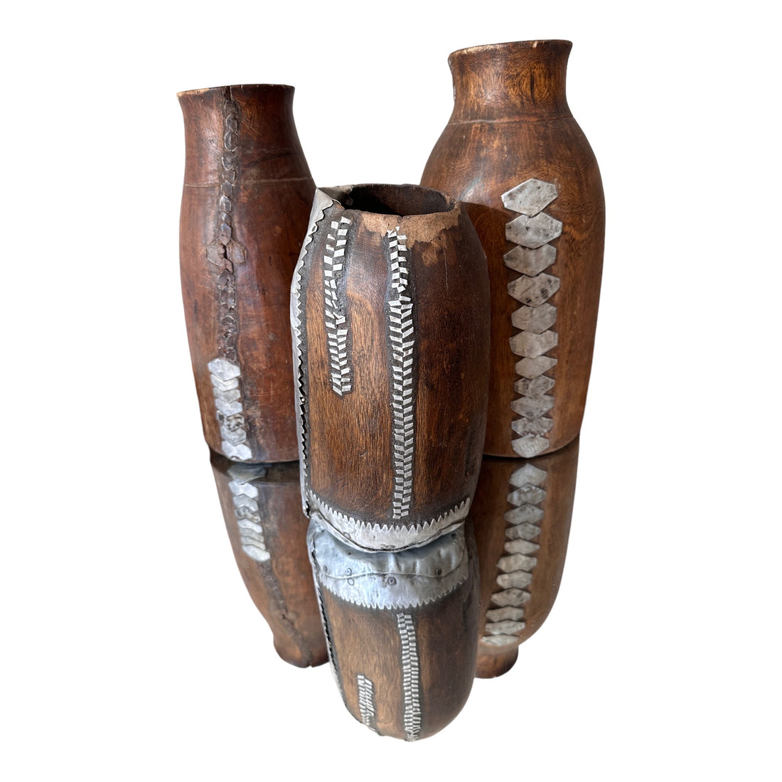 Vintage Tutsi Wooden Container  - Rwanda NEW