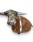 Stone Cow Decor - Natural