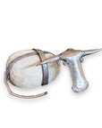 Stone Cow Decor - White