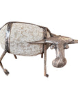 Stone Cow Decor - White