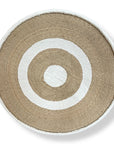 Tonga / Binga Baskets - Painted White Bulls Eye