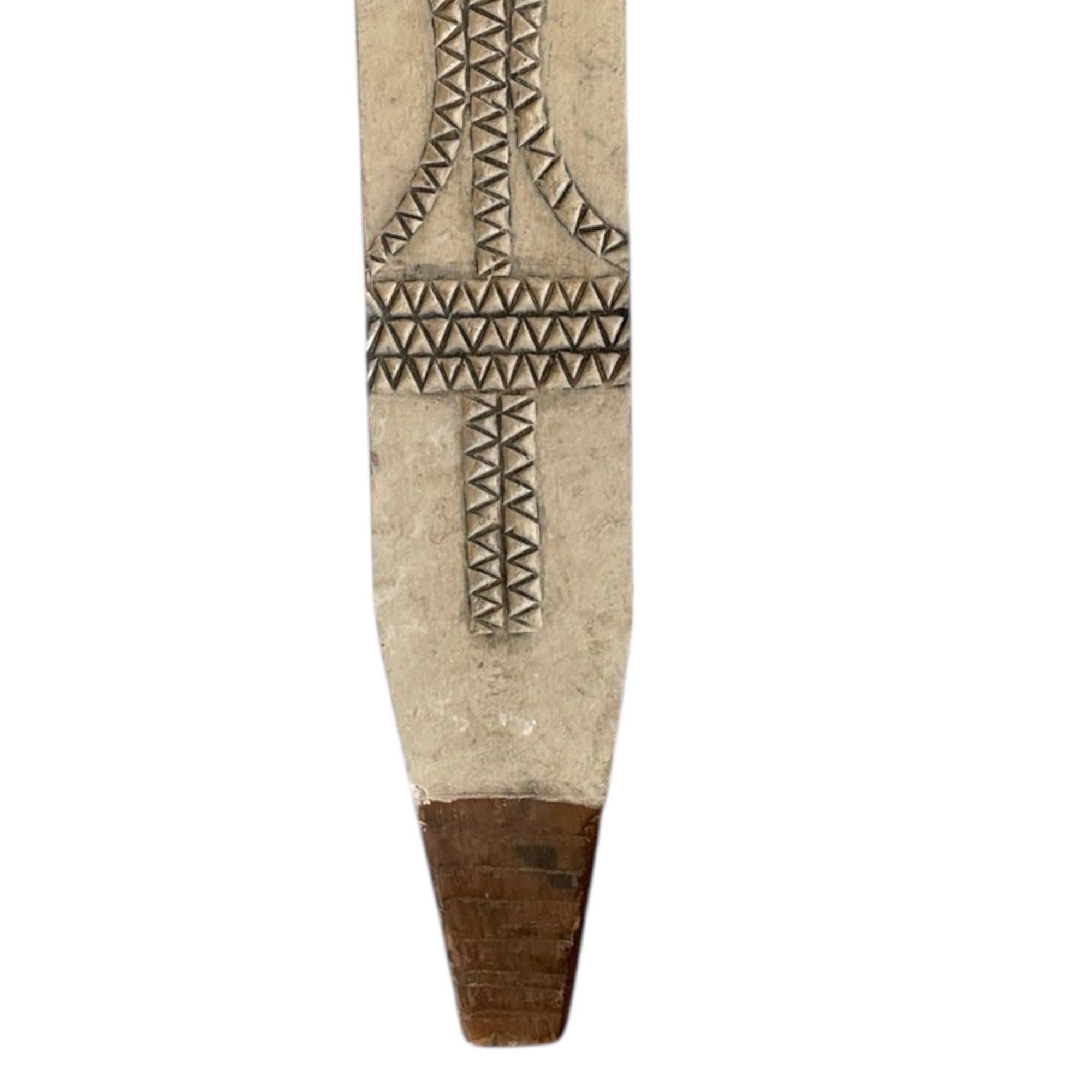 Vintage African Wooden Plank Totem - Kenya, 1.6m