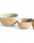 Rustic Hand Carved Wooden Bowls