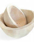 Rustic Hand Carved Wooden Bowls