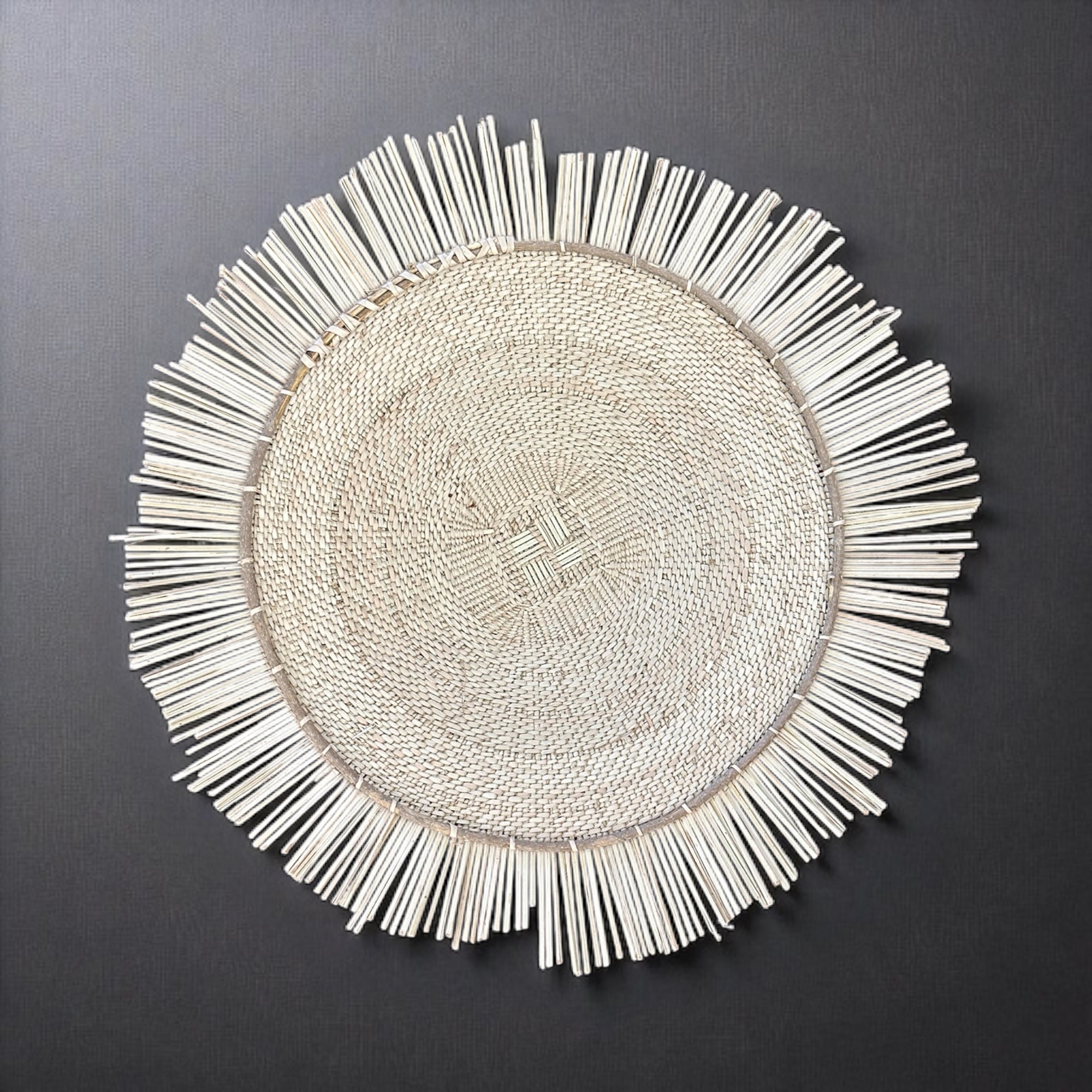 Basket Wall Decor Set - 4 Piece Fringe Tonga Baskets