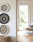 African Beaded Shields - 3 Piece Set