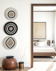 African Beaded Shields - 3 Piece Set
