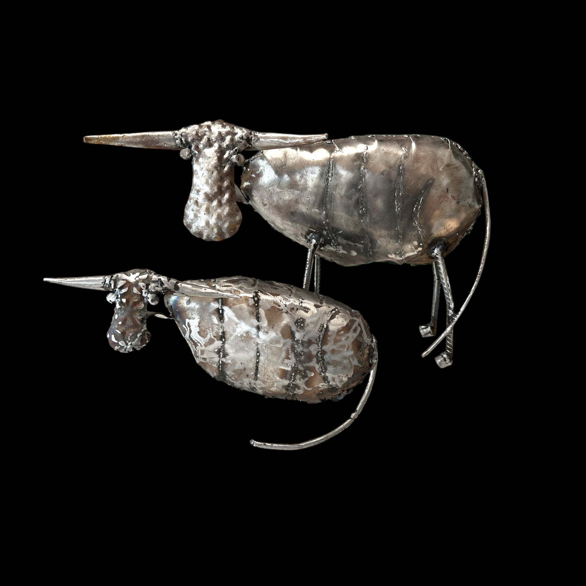 Steel Cow Decor