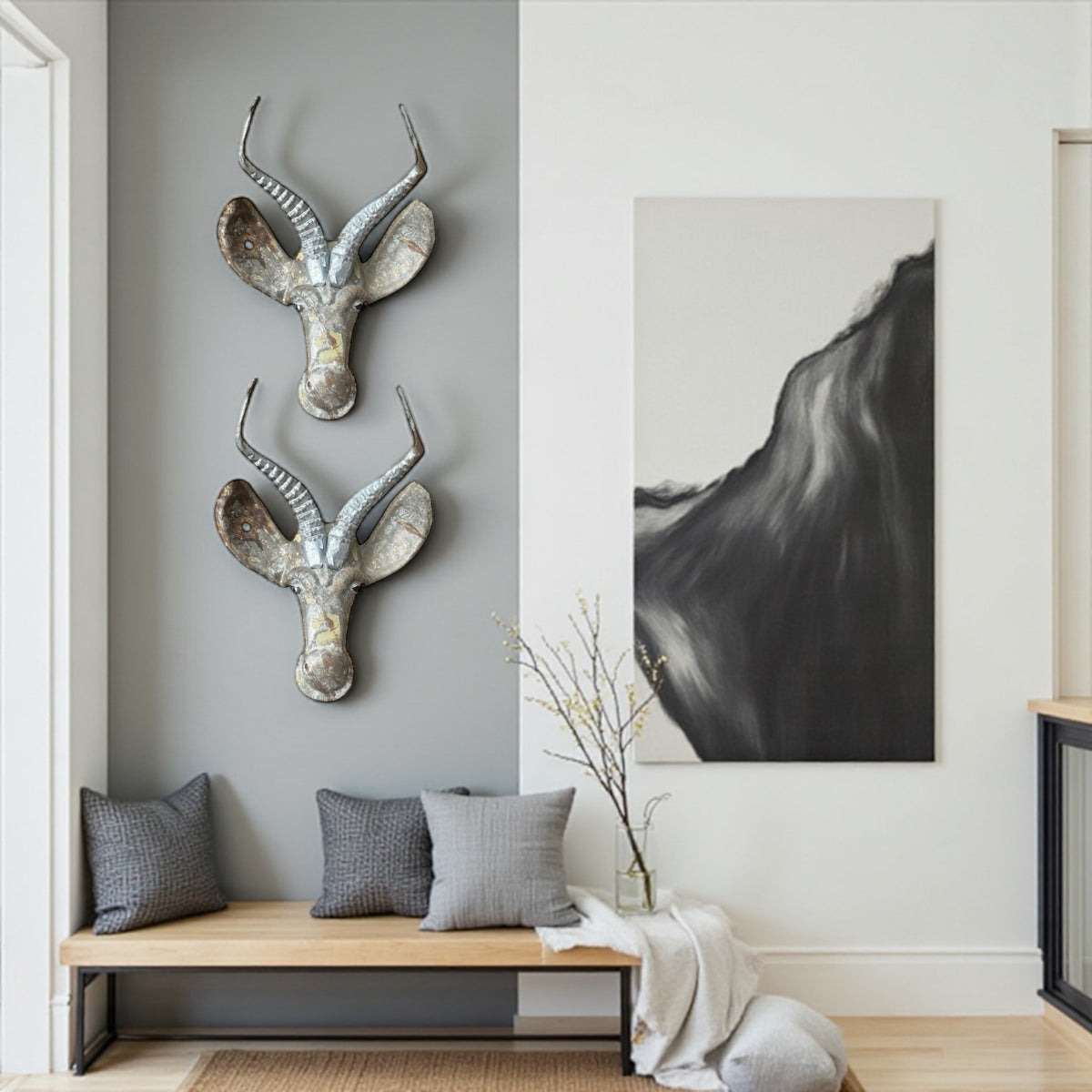 Springbok Room Steel Springbok - Wall Decor