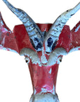 Steel Springbok - Red/Silver - (W)38-40cm x (H)50-53cm