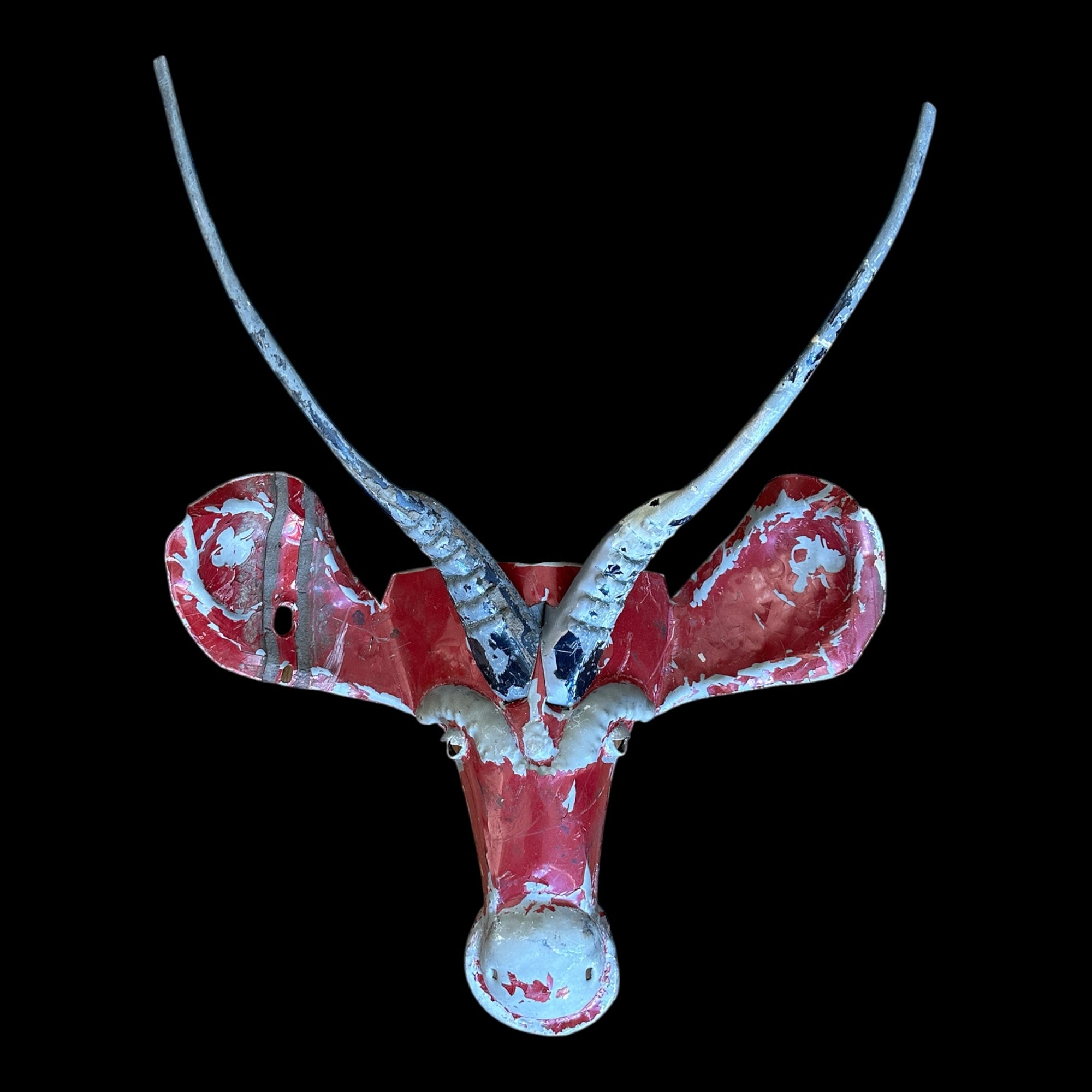 Steel Springbok - Red/Silver - (W)38-40cm x (H)50-53cm