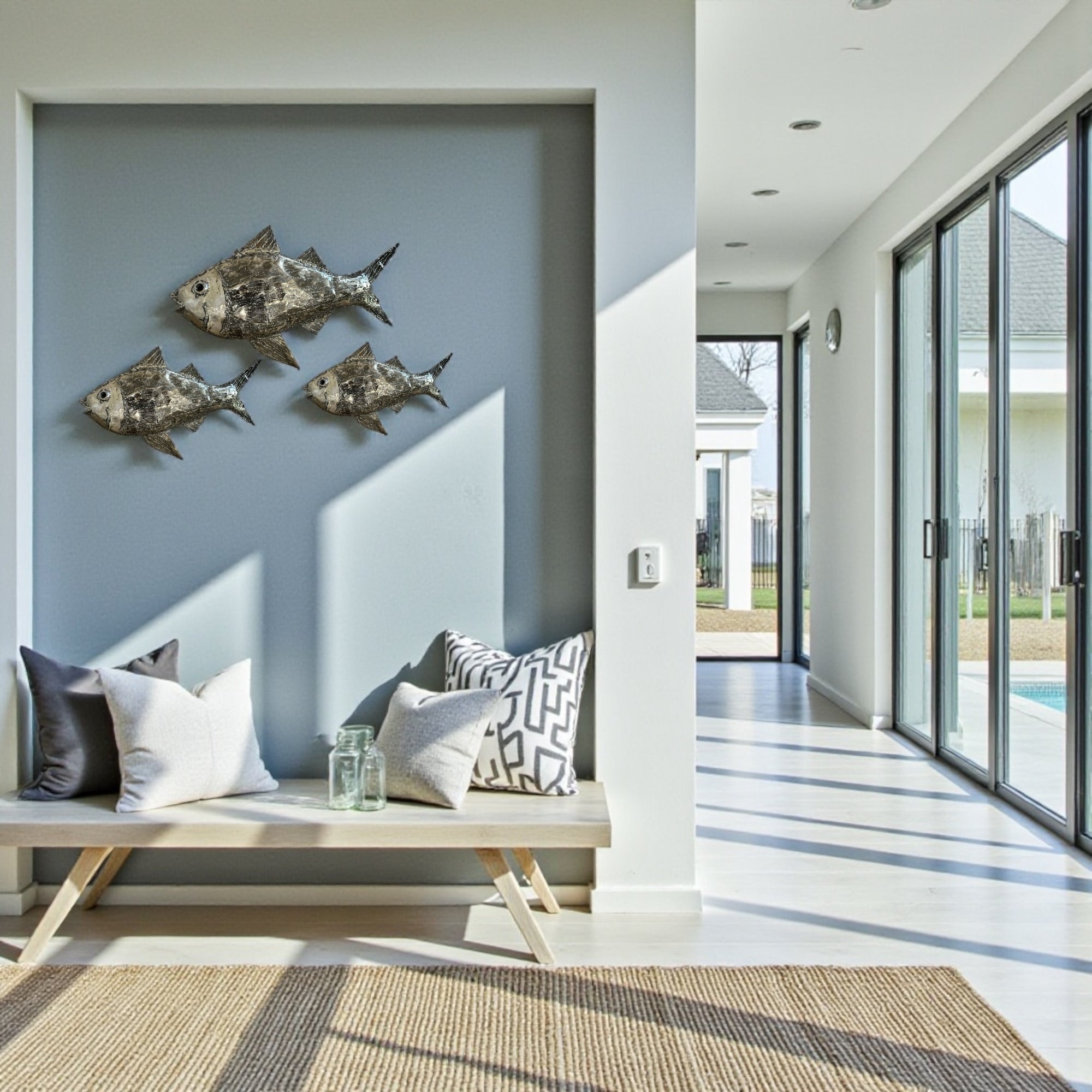 Steel Fish - Handcrafted Wall Decor